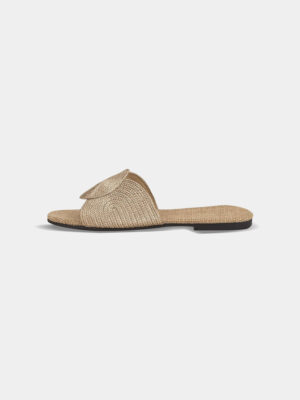 Women’s Woven Flat Slide Sandals (2)
