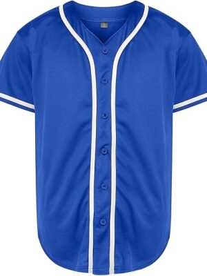 Mens Baseball Jersey Button Down Blank Solid Color Short Sleeve Shirts Hipster Hip Hop Active Team Sports Uniforms