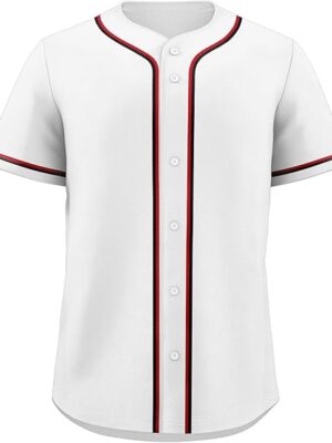 Baseball Jersey for Men Casual Button Down Shirts Short Sleeve Active Team Sports Uniform